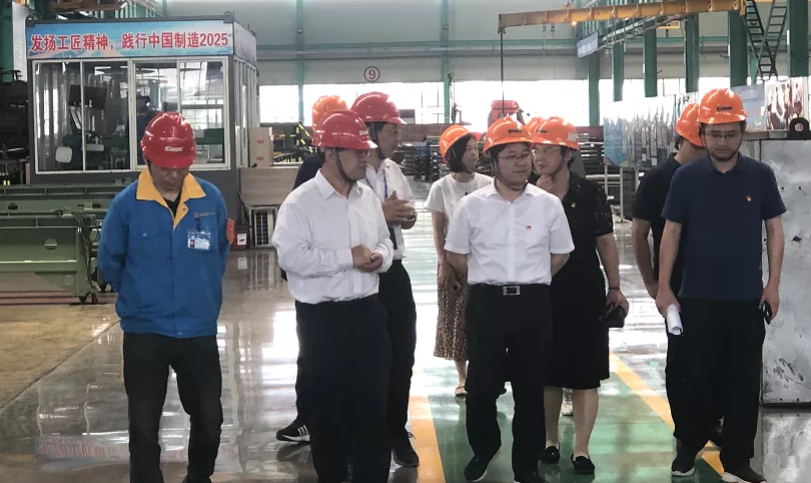 无锡市惠山区领导班子调研走访大明无锡加工中心