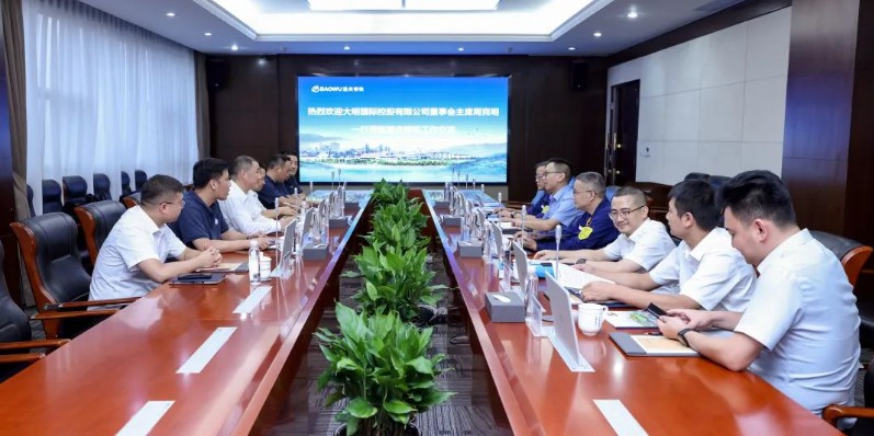 大明国际拜访宝武集团重庆钢铁