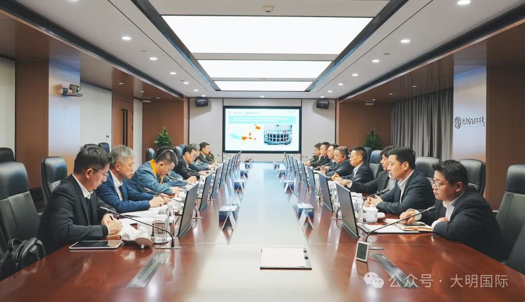 大明国际拜访宝钢股份